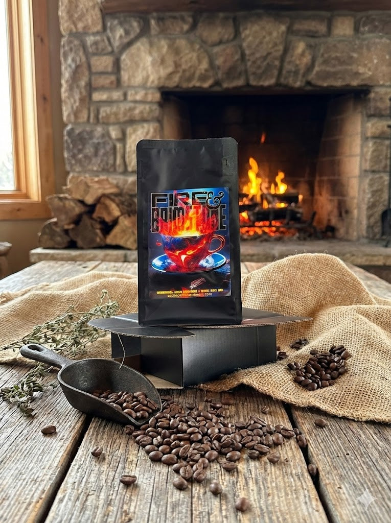 Fire & Brimstone – 300mg High-Caffeine Medium Roast