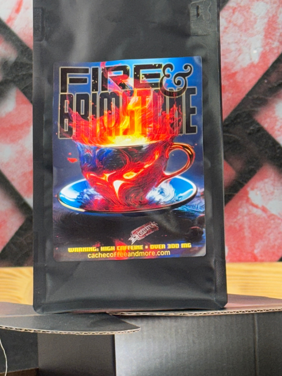 Fire & Brimstone – 300mg High-Caffeine Medium Roast