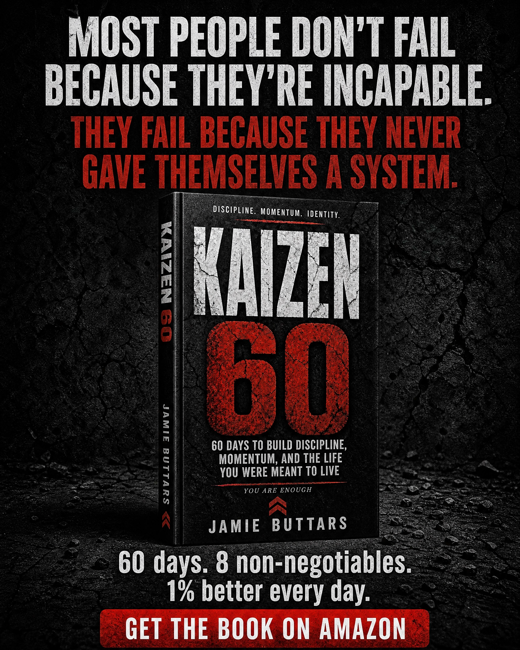 Kaizen 60 — Signed Paperback by Jamie Buttars