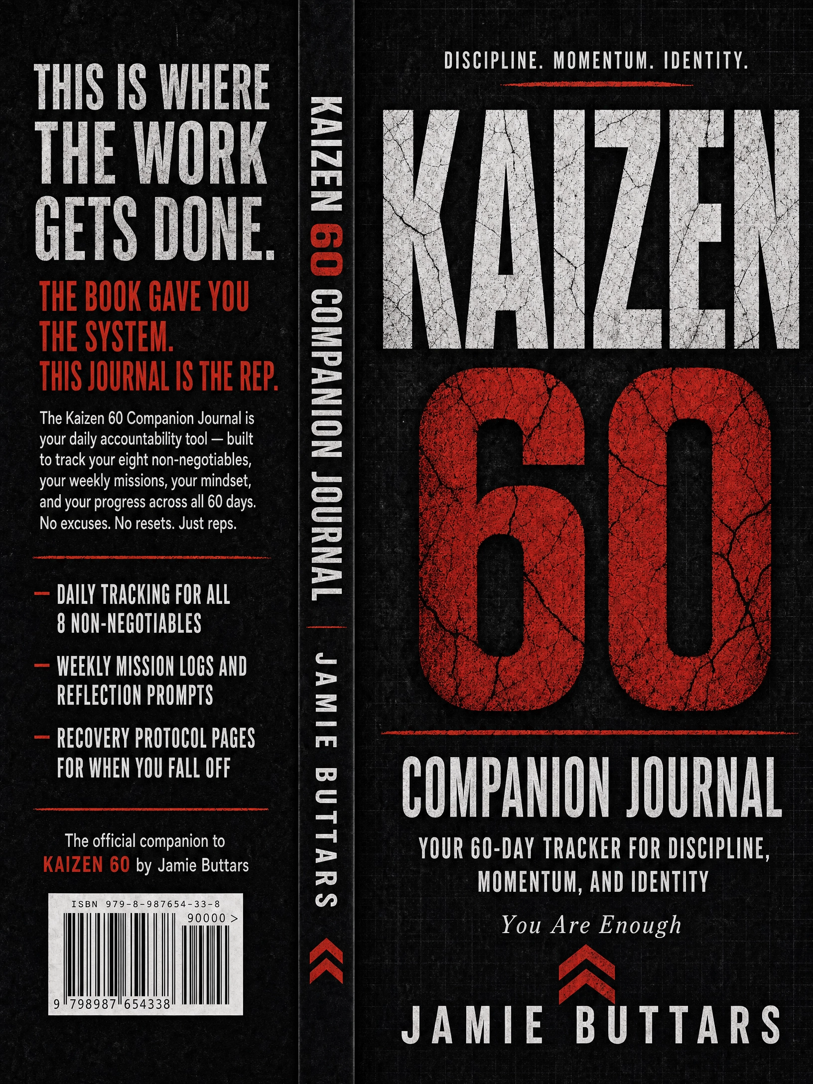 Kaizen 60 Companion Journal — Signed by Jamie Buttars